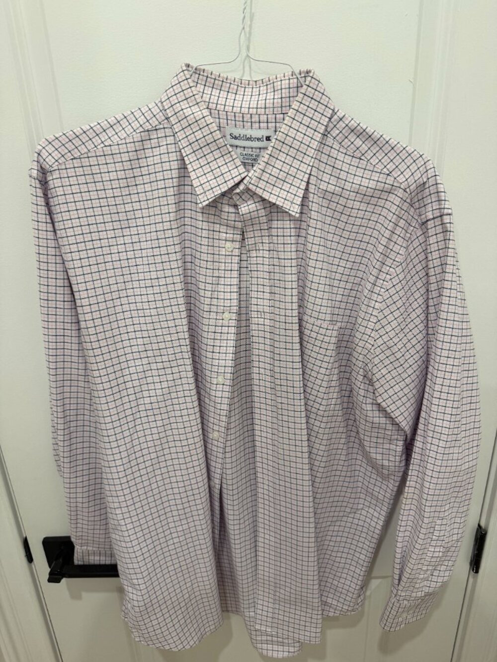 XL Pink Long-Sleeve Button Down
